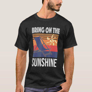 Breng de zonneschijnse Casual  zomerzon aan T-shirt