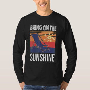 Breng de zonneschijnse Casual  zomerzon aan T-shirt