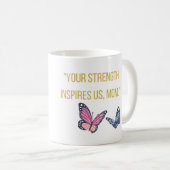 Breng diepe waardering en liefde voor moeders over koffiemok (Voorkant rechts)