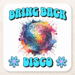 Breng Disco terug Kartonnen Onderzetters