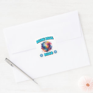 Breng Disco terug Vierkante Sticker