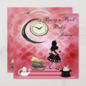 Breng een Baby shower van het Boek Alice & van het Kaart (Voorkant / Achterkant)
