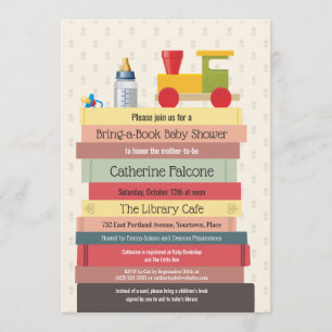 Breng een Baby shower van het Boek Kaart