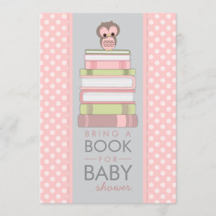 Breng een Baby shower voor Boek Sweet Girl Owl Kaart