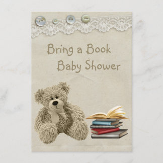 Breng een Baby shower voor  druk op de boekteddy Kaart