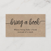 Breng een Baby shower voor gebarentaal, Rustic Kra Informatiekaartje (Voorkant)