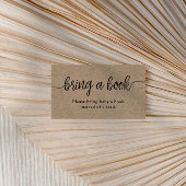 Breng een Baby shower voor gebarentaal, Rustic Kra Informatiekaartje