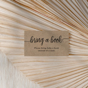 Breng een Baby shower voor gebarentaal, Rustic Kra Informatiekaartje