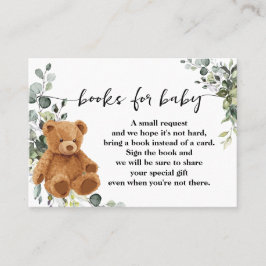 Breng een Beer Greenery van het Baby shower van he Plaatskaartje