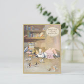 Breng een boek Alice in het Baby shower van Wonder Kaart (Staand voorkant)