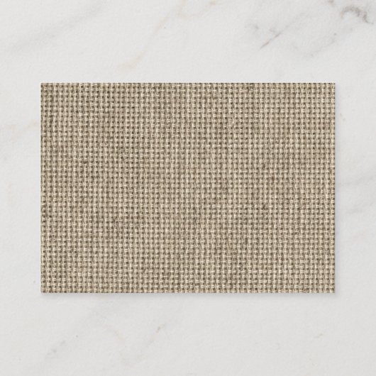 Breng een boek Baby shower behuizing Burlap Sackin Informatiekaartje (Achterkant)