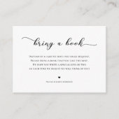 Breng een boek Baby shower behuizing Celestial Informatiekaartje (Voorkant)