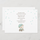 Breng een Boek Baby shower Kaart (Voorkant / Achterkant)