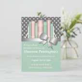  Breng een Boek Baby Shower-uitnodigingen Kaart (Staand voorkant)