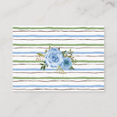 Breng een boek Bubbles Blue Baby shower invoegen Plaatskaartje (Achterkant)