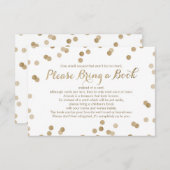 Breng een Boek Faux Gold Confetti Moderne Kaart va (Voorkant / Achterkant)