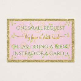 Breng een boek "Gld Birds/P" Kaart/Personaliseren Visitekaartje