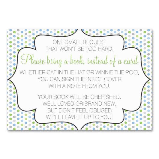 Breng een boek in plaats van een kaart (Voorkant)