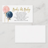 Breng een boek in plaats van een kaart geslachtsop (Voorkant / Achterkant)