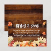 Breng een Boek in plaats van een Tussenvoegsel van Informatiekaartje (Voorkant / Achterkant)