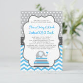 Breng een boek Kaart, olifant, bewerkbare kleur Informatiekaartje (Staand voorkant)