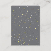 Breng een boek Kaart, Twinkle Star, Baby shower Informatiekaartje (Achterkant)