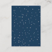 Breng een boek Kaart, Twinkle Star, Baby shower Informatiekaartje (Achterkant)