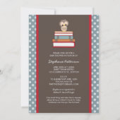 Breng een Boek met een Baby shower uitnodiging (Achterkant)