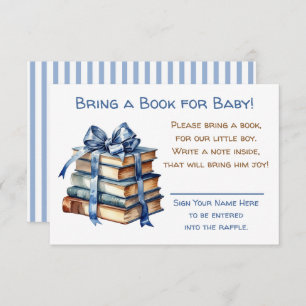 Breng een Boek voor Baby   BABY SHOWER Informatiekaartje
