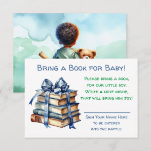 Breng een Boek voor Baby   BABY SHOWER Informatiekaartje