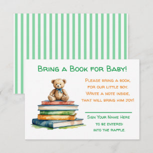 Breng een Boek voor Baby   BABY SHOWER Informatiekaartje