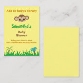 Breng een boek voor de baby safari Enclosure Kaart (Voorkant / Achterkant)