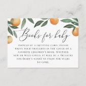 Breng een boek voor een baby-aanvraag. Waterverf c Informatiekaartje (Voorkant)