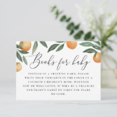 Breng een boek voor een baby-aanvraag. Waterverf c Informatiekaartje (Staand voorkant)