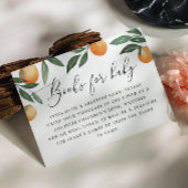 Breng een boek voor een baby-aanvraag. Waterverf c Informatiekaartje