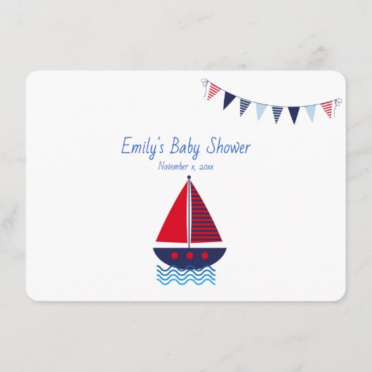 Breng een Boek, Zeilboten, Nautisch, Op maat Informatiekaartje (Achterkant)