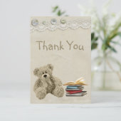Breng een  foto van Boek Teddy - Dank u Bedankkaart (Staand voorkant)