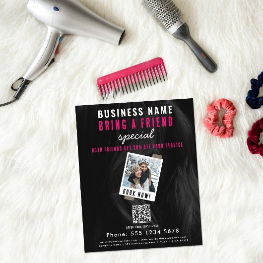 Breng een Friend Sale Verwijs een Friend Booking F Flyer