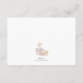 Breng een Giraffe van het Tussenvoegsel van de Cut Informatiekaartje (Achterkant)