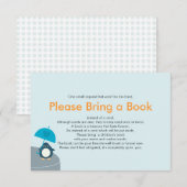 Breng een Kaart van het Blauwe Invoegsel van het B (Voorkant / Achterkant)