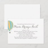 Breng een Kaart van het Boek Hot Air Blue Ballon T (Voorkant / Achterkant)