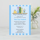 Breng een Uitnodiging van het Boek Baby shower (Jo (Staand voorkant)