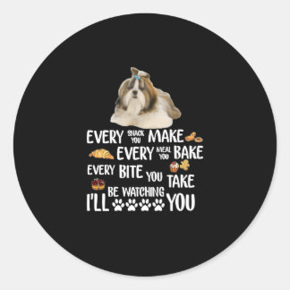 Breng elke snack die je maakt elke maaltijd die je ronde sticker
