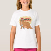 Breng geluk aan otters Grappige kerst otter T-shirt (Voorkant)
