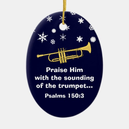 Breng hem met kerst met bruisend brutaal op. keramisch ornament (Voorkant)