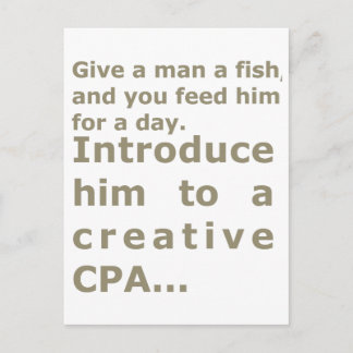 Breng hem naar een creatieve CPA Briefkaart