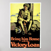 Breng hem naar huis met de Victory Loan Poster (Voorkant)