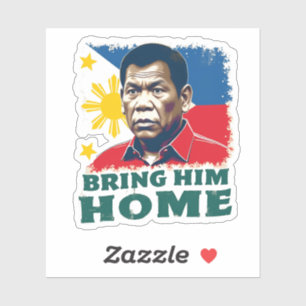 Breng hem naar huis met Digong Duterte Sticker