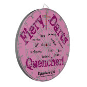 Breng hem op in Roze Bijbelprijsopgave Aanpassen Dartbord (Voorkant Links)