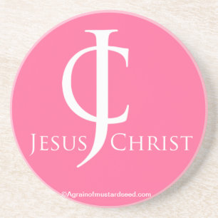 Breng hem op in Roze Bijbelprijsopgave Aanpassen Zandsteen Onderzetter